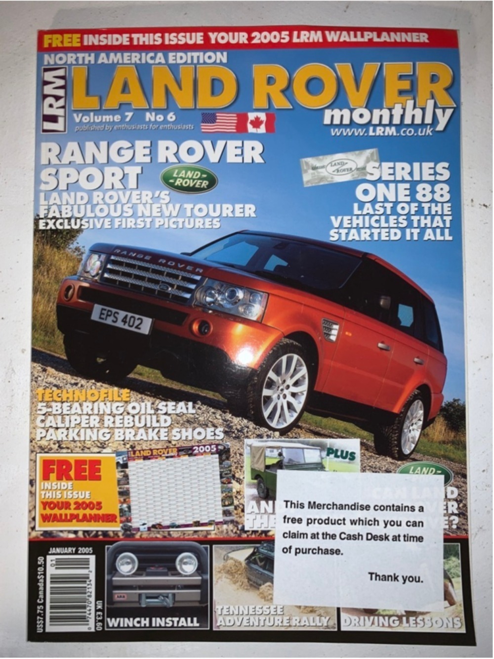 January 2005 Land Rover Monthly Magazine